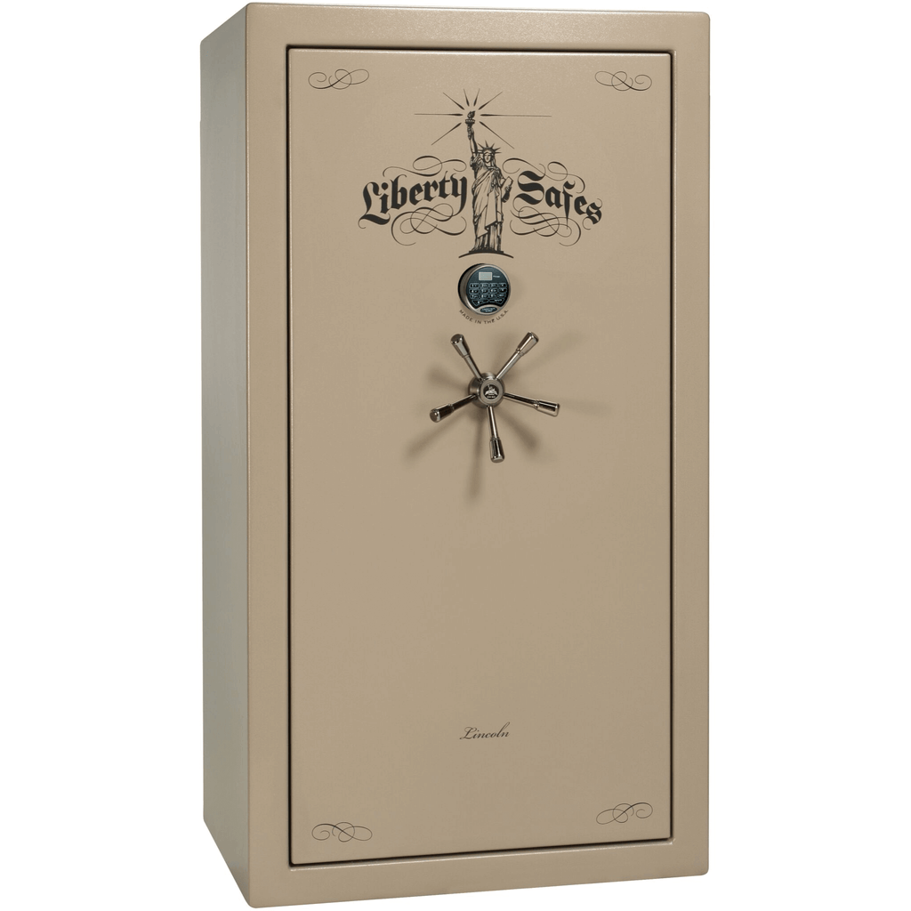 Lincoln Series | Level 5 Security | 110 Minute Fire Protection | 40 | Dimensions: 66.5"(H) x 36"(W) x 27.5"(D*) | Traditional | Champagne Marble | Electronic Lock | Idaho Safe & Vault, Caldwell Idaho