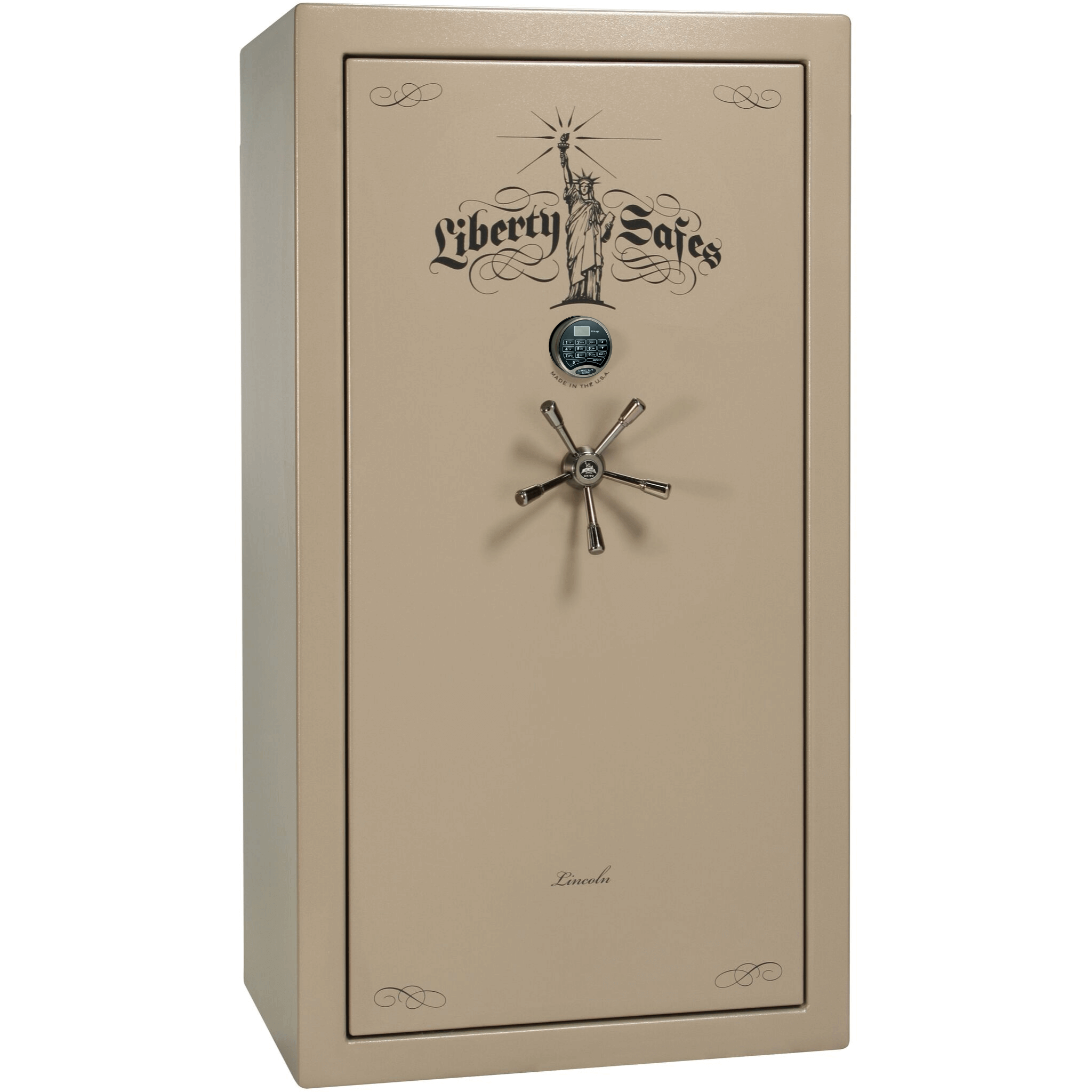 Lincoln Series | Level 5 Security | 110 Minute Fire Protection | 40 | Dimensions: 66.5"(H) x 36"(W) x 27.5"(D*) | Traditional | Champagne Marble | Electronic Lock | Idaho Safe & Vault, Caldwell Idaho