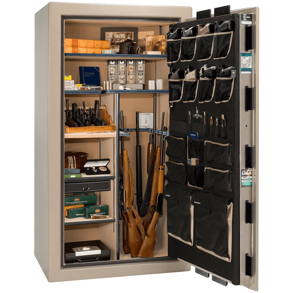 Lincoln Series | Level 5 Security | 110 Minute Fire Protection | 40 | Dimensions: 66.5"(H) x 36"(W) x 27.5"(D*) | Traditional | Champagne Marble | Idaho Safe & Vault, Caldwell Idaho