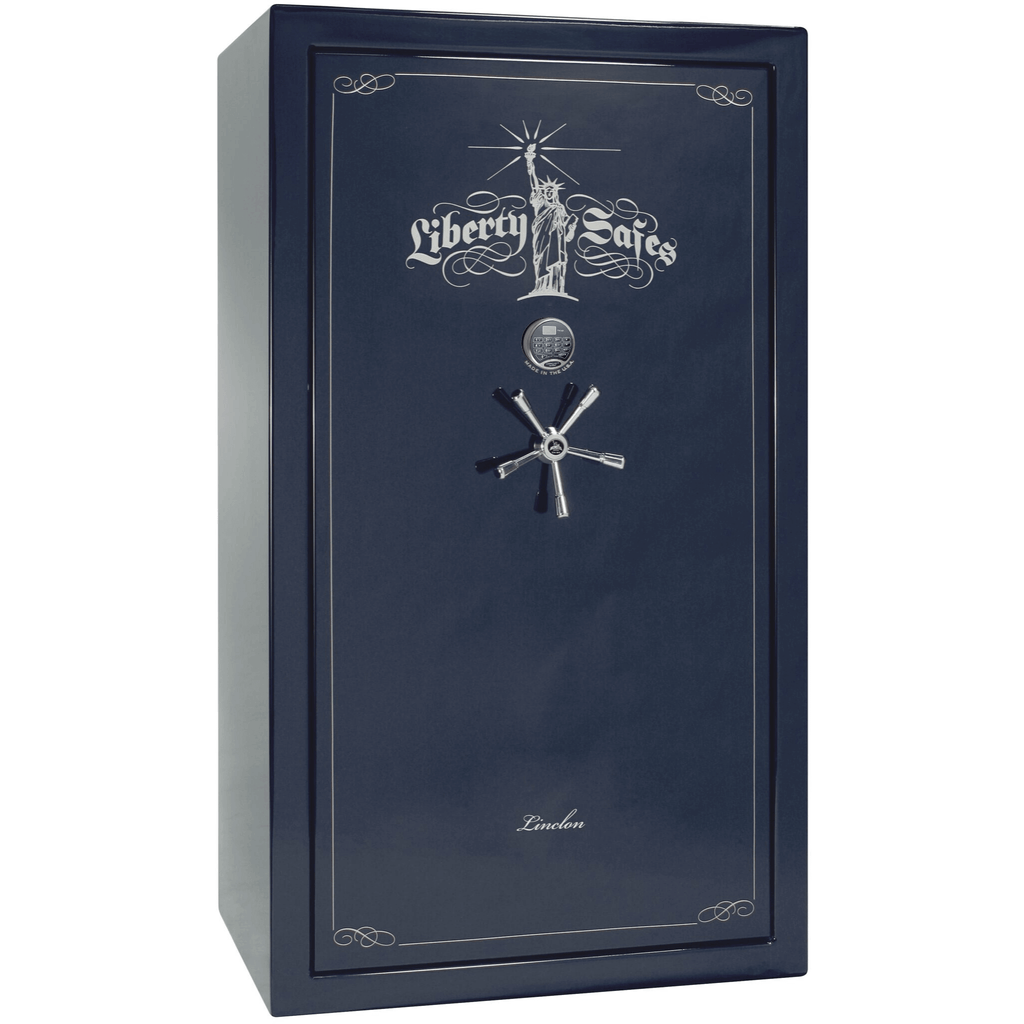 Lincoln Series | Level 5 Security | 110 Minute Fire Protection | 50 | Dimensions: 72.5"(H) x 42"(W) x 27.5"(D*) | Blue Gloss | Electronic Lock | Idaho Safe & Vault, Caldwell Idaho