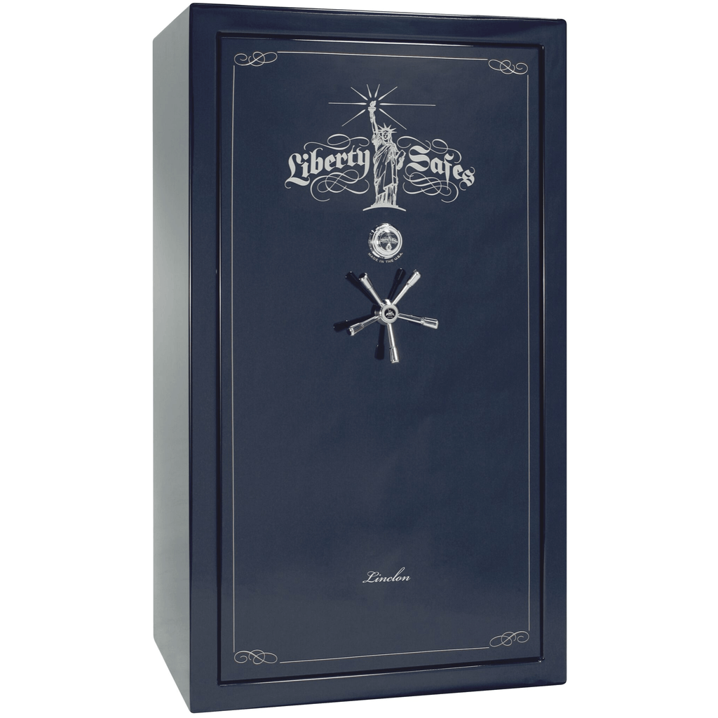 Lincoln Series | Level 5 Security | 110 Minute Fire Protection | 50 | Dimensions: 72.5"(H) x 42"(W) x 27.5"(D*) | Blue Gloss | Mechanical Lock | Idaho Safe & Vault, Caldwell Idaho