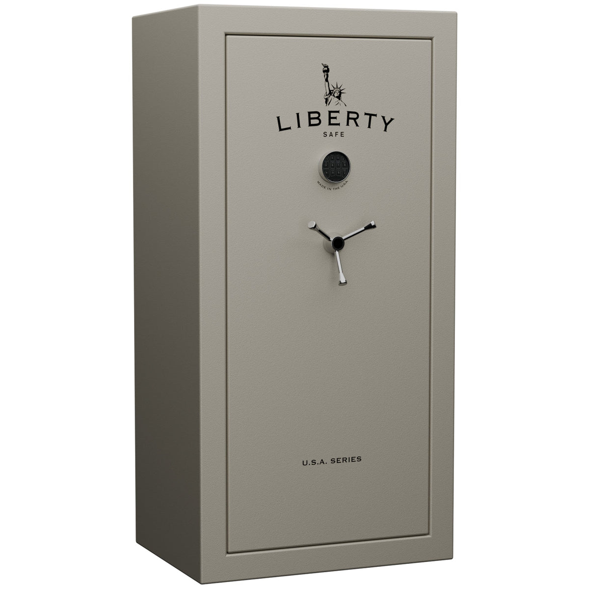USA Series | Level 3 Security | 60 Minute Fire Rating | 30 | Dimensions: 60.5"(H) x 30"(W) x 22"(D) | Canvas Beige Textured Limited Edition Safe Colors | Electronic Lock - Closed Door | Idaho Safe & Vault, Caldwell Idaho