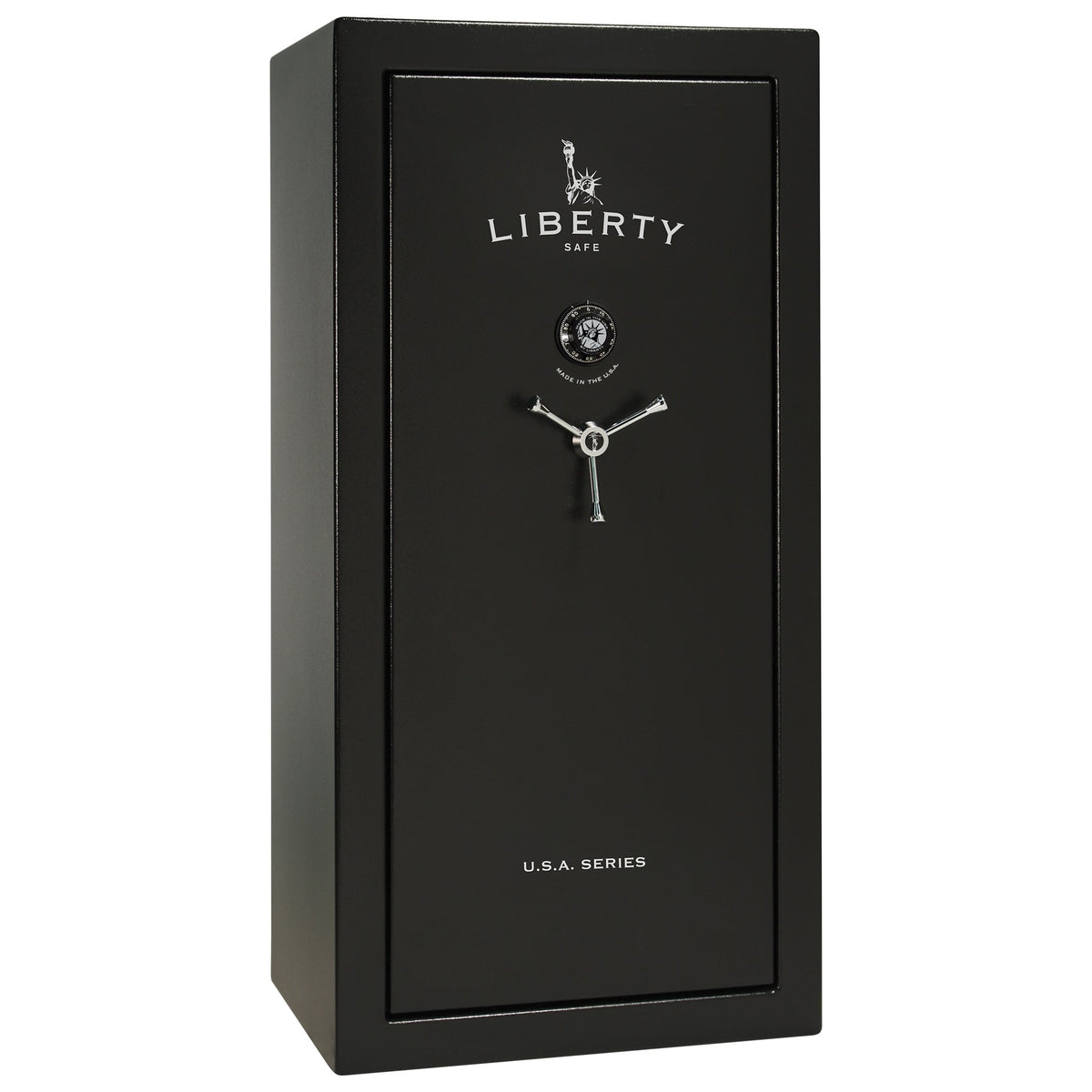 USA Series | Level 3 Security | 60 Minute Fire Rating | 30 | Dimensions: 60.5"(H) x 30"(W) x 22"(D) | Black Textured | Mechanical Lock - Closed Door | Idaho Safe & Vault, Caldwell Idaho
