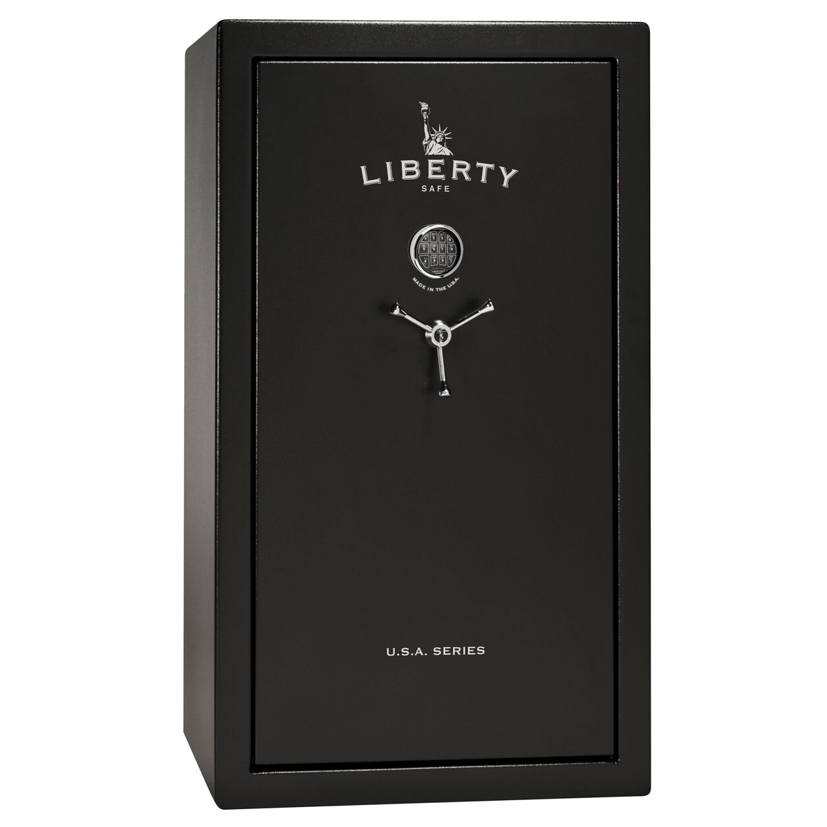 USA Series | Level 3 Security | 60 Minute Fire Rating | 36 | Dimensions: 60.5"(H) x 36"(W) x 22"(D) | Black Textured | Electronic Lock | Idaho Safe & Vault, Caldwell Idaho