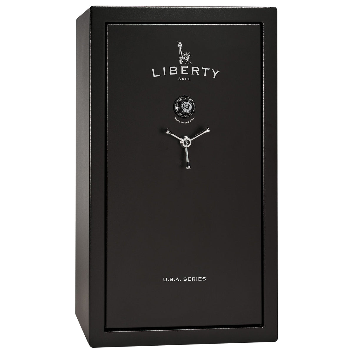 USA Series | Level 3 Security | 60 Minute Fire Rating | 36 | Dimensions: 60.5"(H) x 36"(W) x 22"(D) | Black Textured | Mechanical Lock - Closed Door | Idaho Safe & Vault, Caldwell Idaho