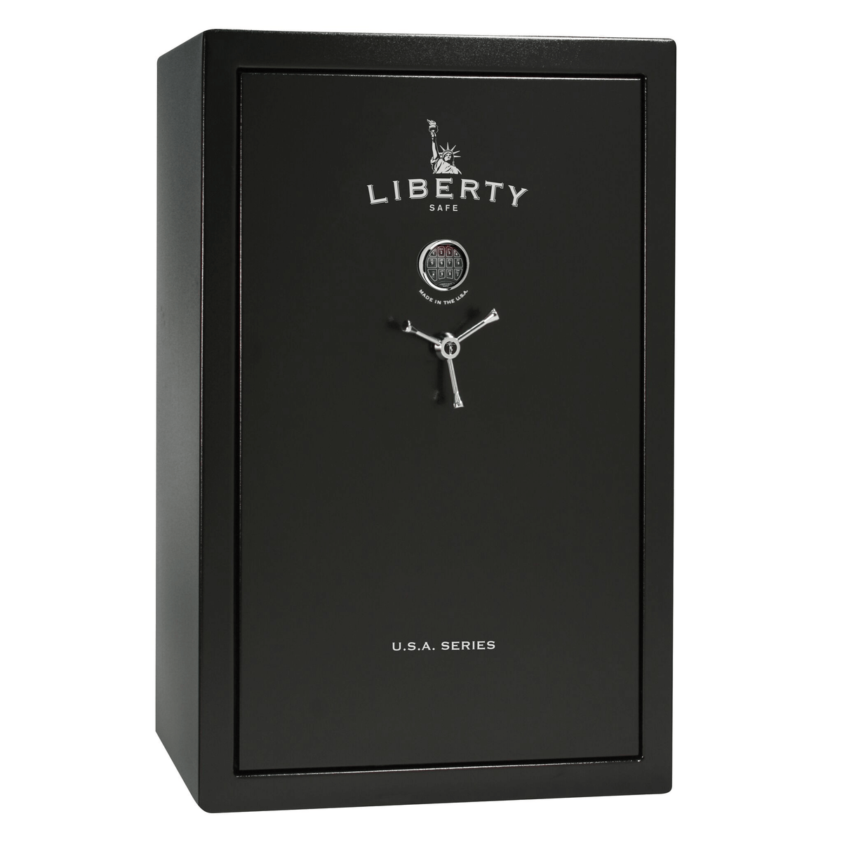 USA Series | Level 3 Security | 60 Minute Fire Rating | 48 | Dimensions: 60.5"(H) x 42"(W) x 22"(D) | Black Textured | Electronic Lock | Idaho Safe & Vault, Caldwell Idaho