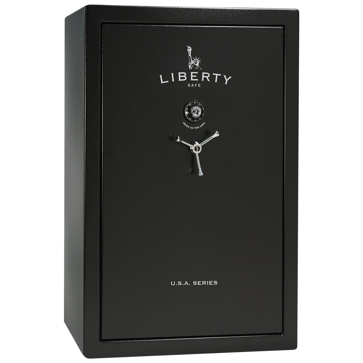 USA Series | Level 3 Security | 60 Minute Fire Rating | 48 | Dimensions: 60.5"(H) x 42”(W) x 22"(D) | Black Textured | Mechanical Lock - Closed Door | Idaho Safe & Vault, Caldwell Idaho