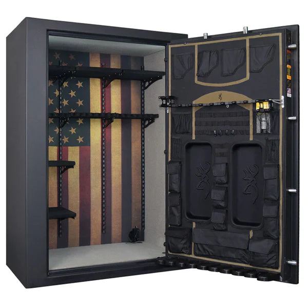 Browning | HTR49: 60"(H) x 42"(W) x 24.5"(D) | Textured Putty Gray | Left Hand Hinges (+$399)