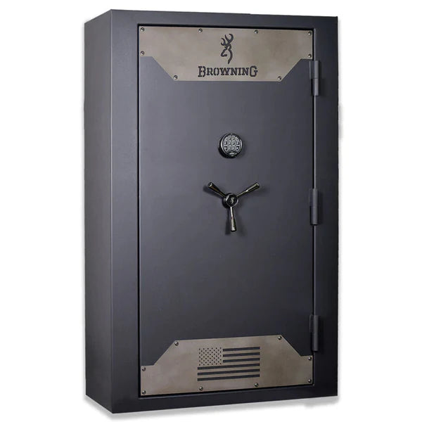 Browning | HTR49T: 72"(H) x 42"(W) x 24.5"(D) | Textured Putty Gray | Right Hand Hinges
