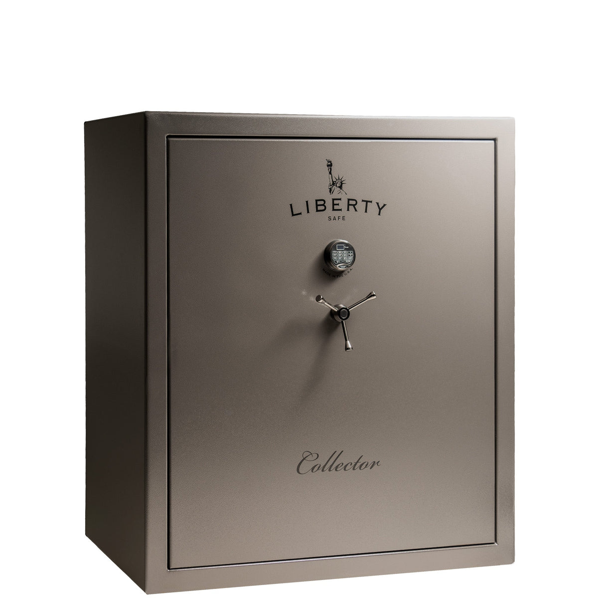 Collector | Level 5 Security | 110 Minute Fire Protection | Dimensions: 60.5"(H) x 54"(W) x 27.5"(D) | Gray Marble Electronic Lock - Closed Door | Idaho Safe & Vault, Caldwell Idaho