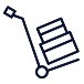 Icon of a shopping cart with a checkmark, indicating a purchase or selection.