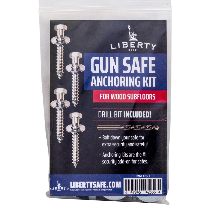 Wood Floor Safe Anchoring Bolt Kit with Drill Bit in Packaging | Idaho Safe & Vault, Caldwell Idaho